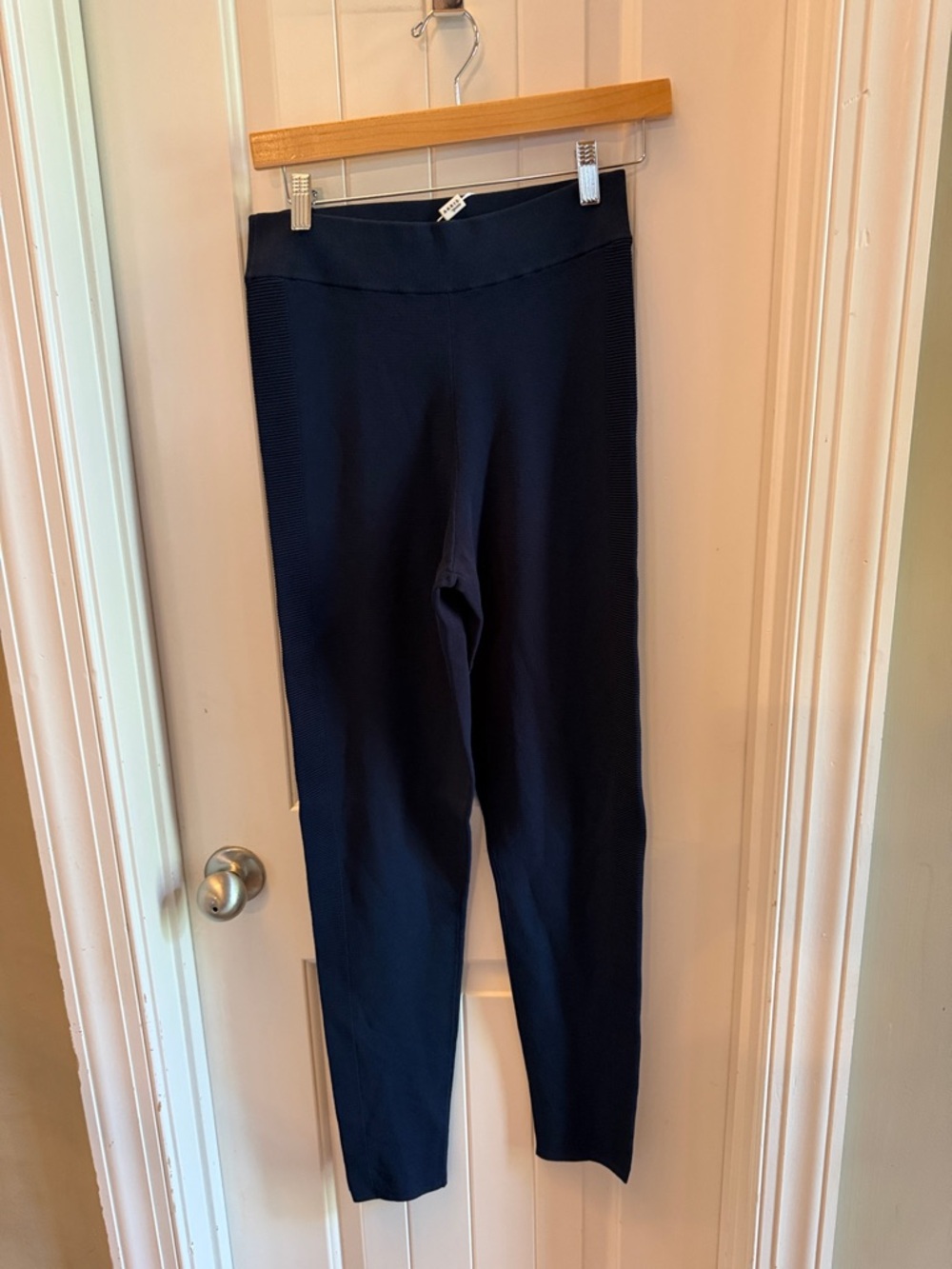 NWT Akris Punto Navy ribbed trousers leggings